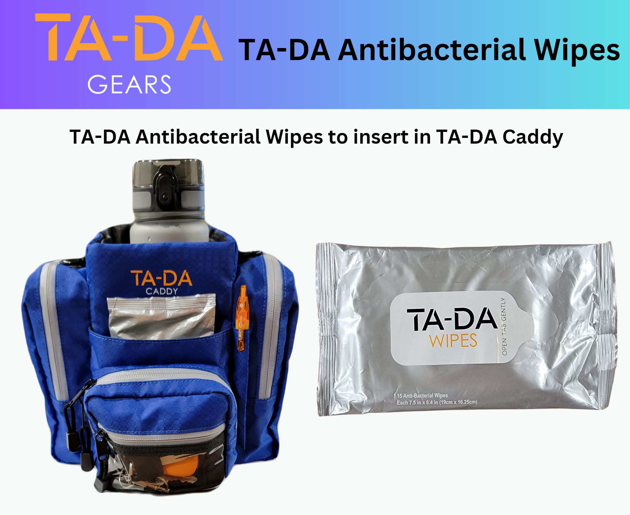 TA-DA ANTIBACTERIAL WIPES