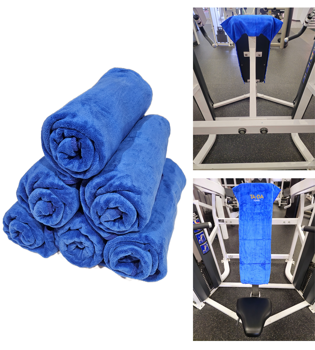 TA-DA MICROFIBER TOWELS WITH BACK SIDE  (6 count)