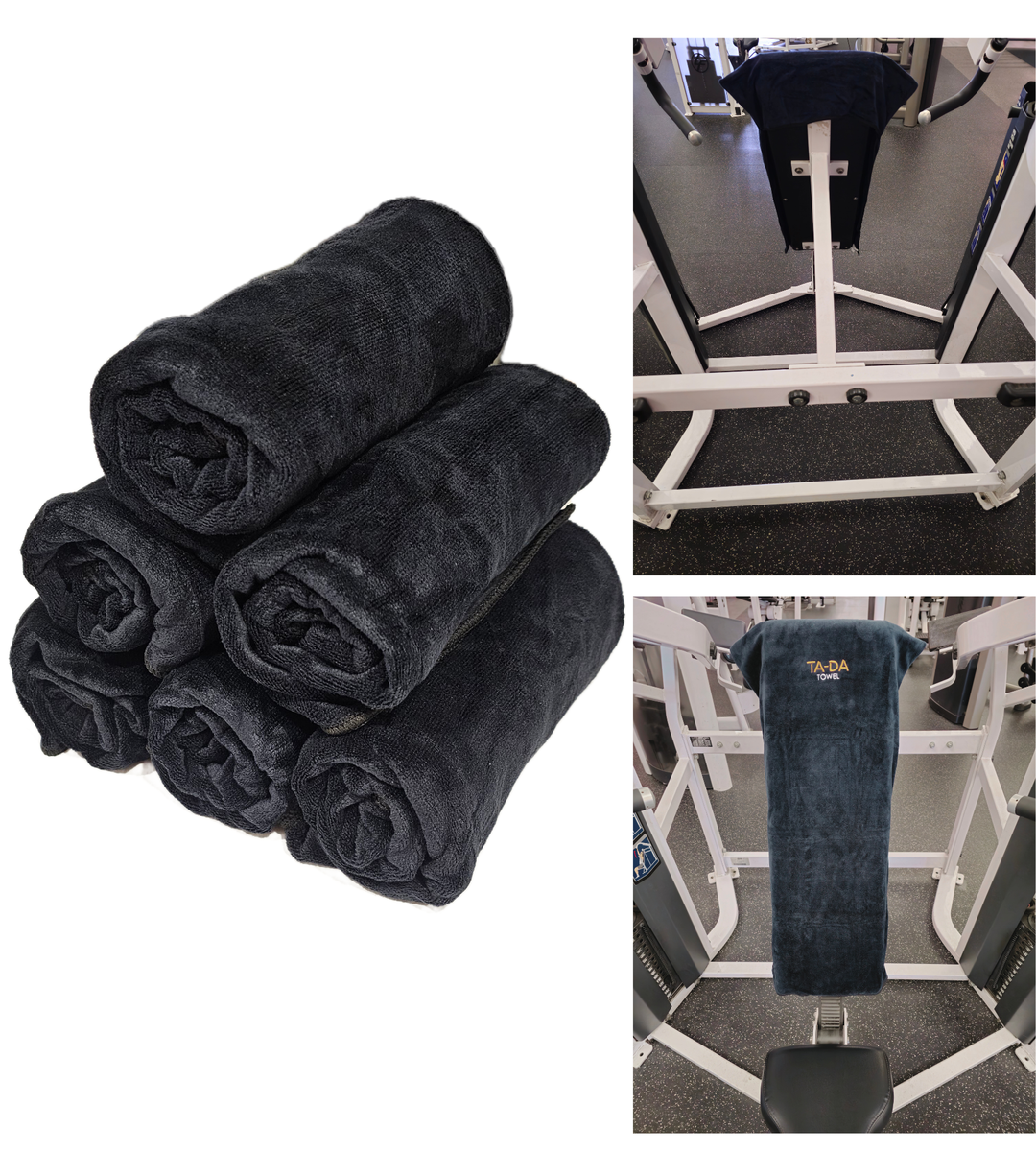 TA-DA MICROFIBER TOWELS WITH BACK SIDE  (6 count)